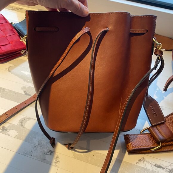 Clayton and Crume Leather Bucket Bag - Picture 2 of 4